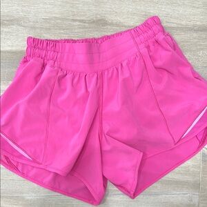 Lululemon hottie hot Pink Women's Athletic Shorts - size 2